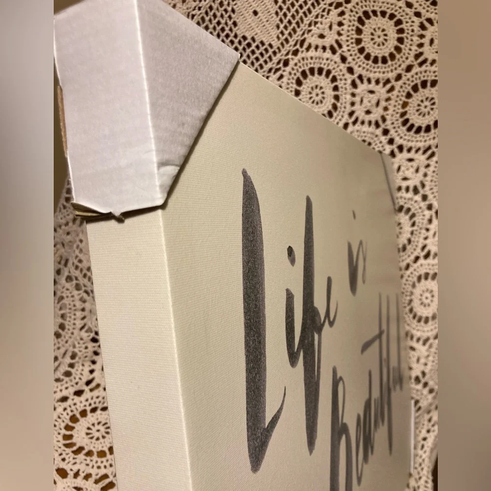 Life is Beautiful - Target Canvas Wall Art Gallery Decor - Picture 4 of 17